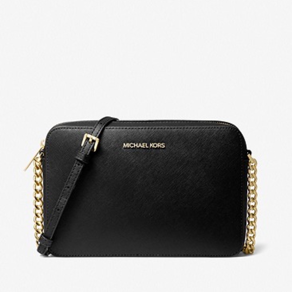 Michael Kors Crossbody Black and Gold Bag